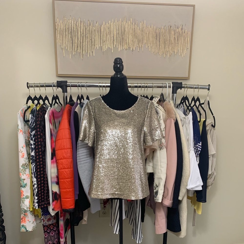 Sequined top